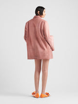 PradaSingle-Breasted Suede Jacket at Fashion Clinic