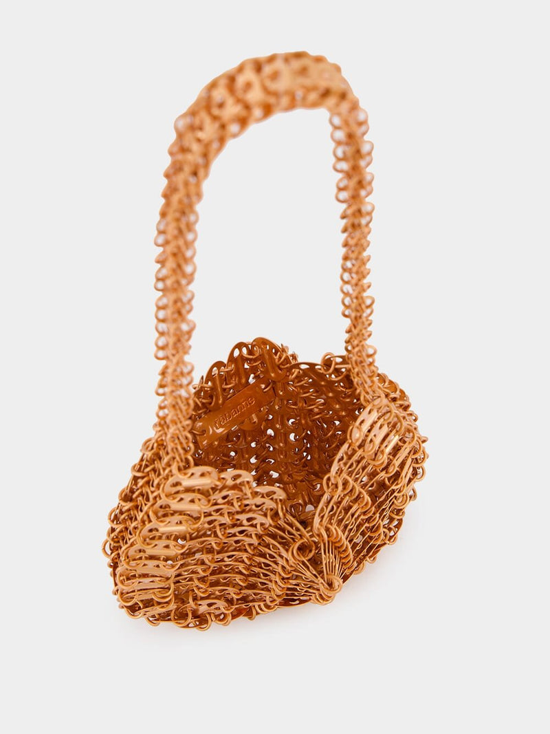 Rabanne1969 Copper Chainmail Handbag at Fashion Clinic