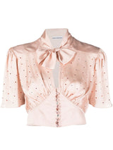 RabanneCropped Blouse at Fashion Clinic