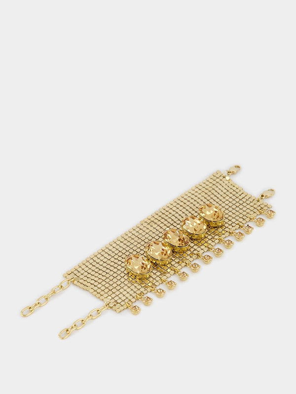 RabannePixel Gold Chain Bracelet at Fashion Clinic