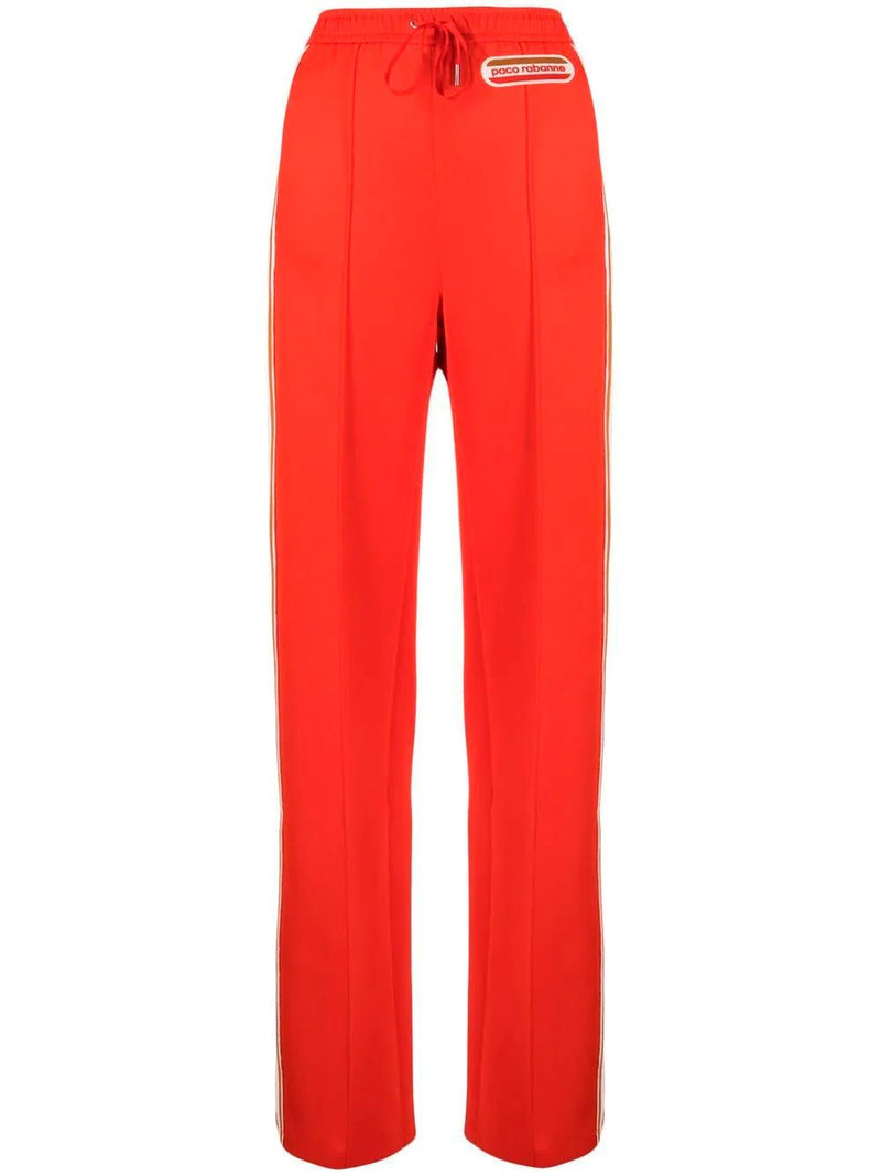 RabanneRed track trousers at Fashion Clinic