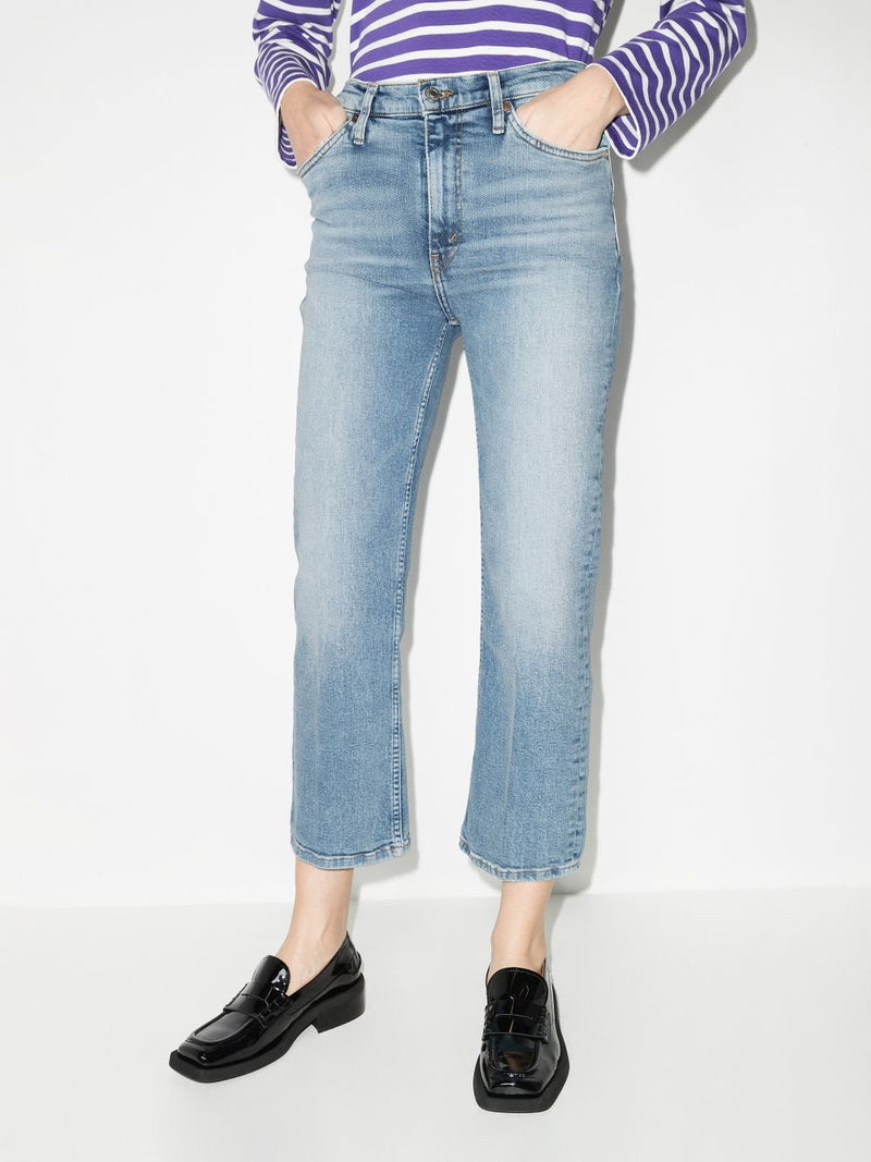Re/Done70's Crop Boot jeans at Fashion Clinic