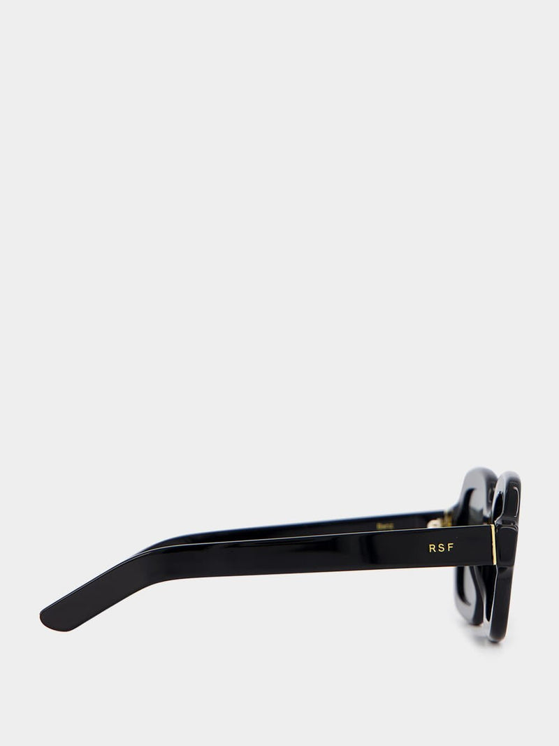 RetrosuperfutureBenz Black Sunglasses at Fashion Clinic