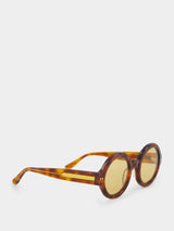 RetrosuperfutureNakagin Tower Daze Havana Sunglasses at Fashion Clinic