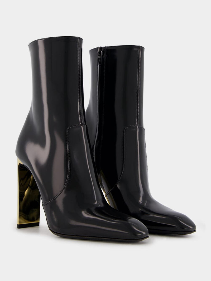 Saint LaurentAuteuil Leather Ankle Boots at Fashion Clinic