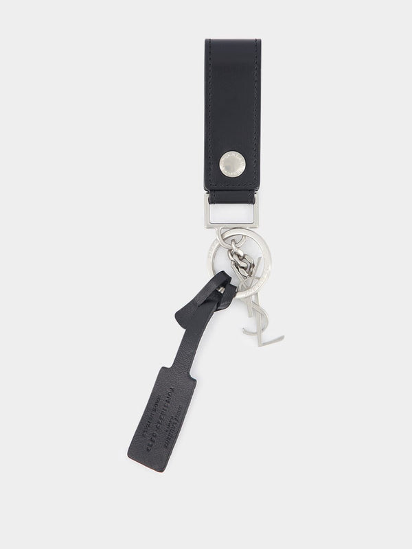 Saint LaurentCassandre Key Ring In Smooth Leather at Fashion Clinic