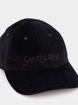 Saint LaurentCorduroy Vintage Cap at Fashion Clinic