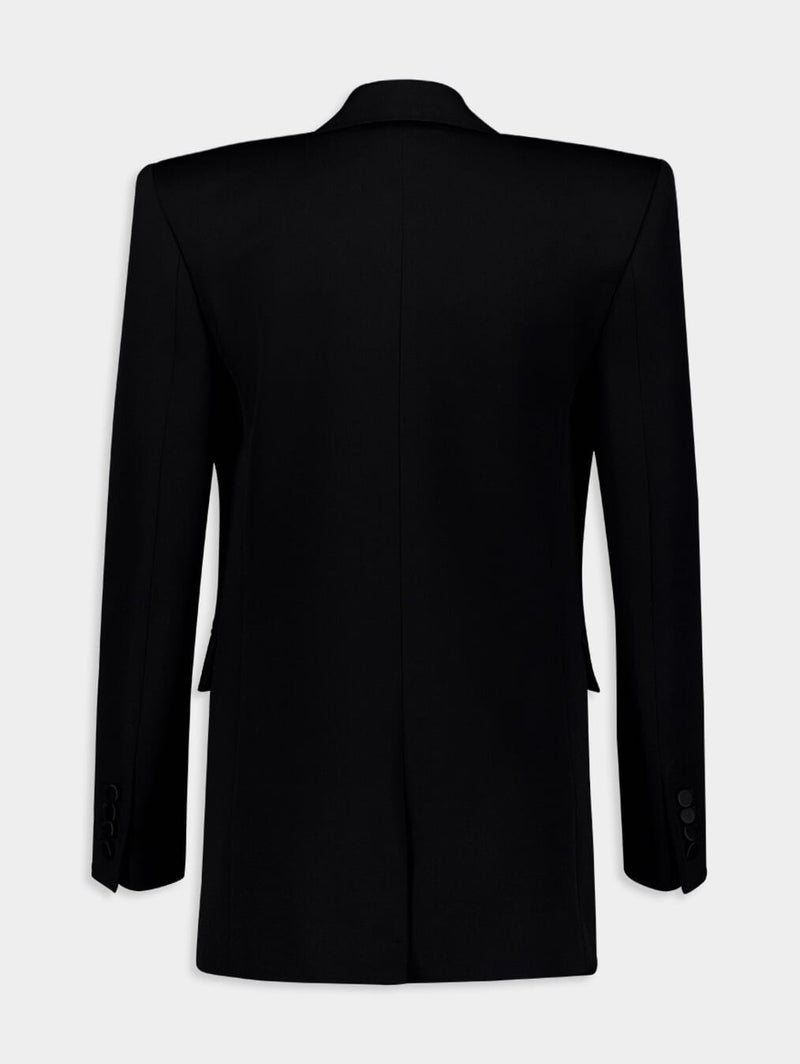 Saint LaurentDouble-Breasted Tuxedo Jacket at Fashion Clinic