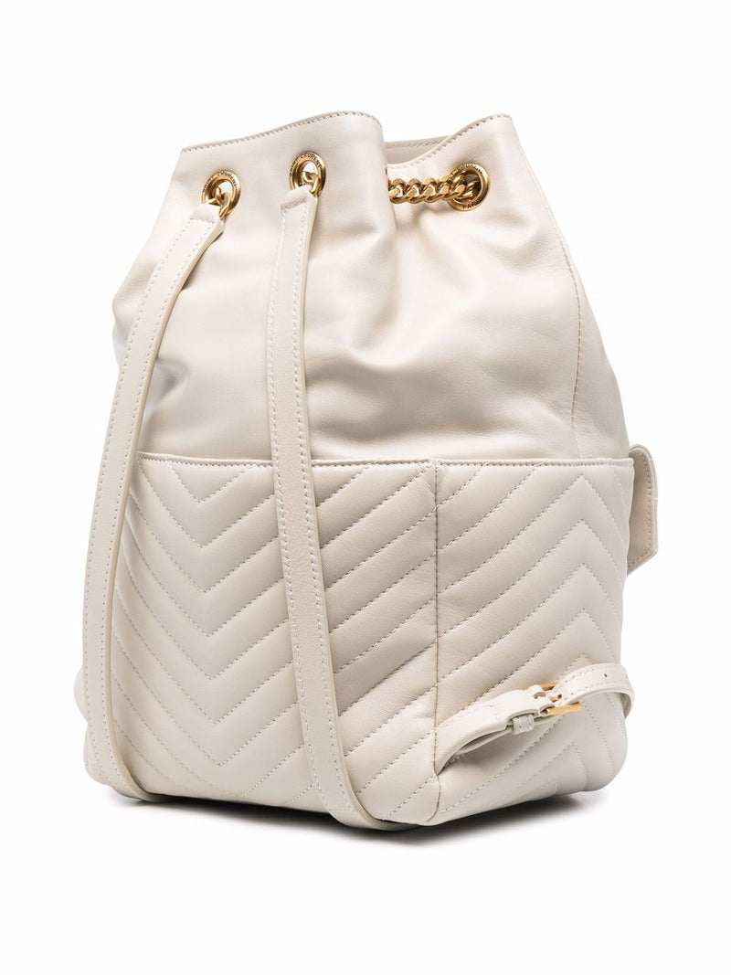 Saint LaurentLeather backpack at Fashion Clinic