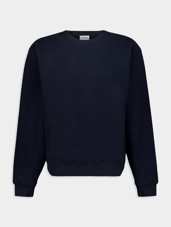 Saint LaurentLogo-Embroidered Sweatshirt at Fashion Clinic