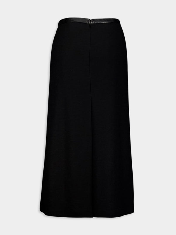 Saint LaurentMidi Skirt In Wool Jersey at Fashion Clinic