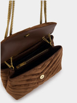 Saint LaurentSmall Loulou Suede Bag at Fashion Clinic
