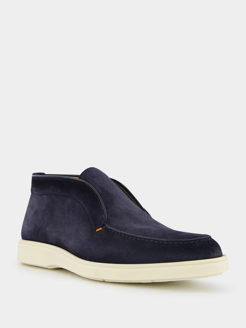 Chahnie Long Suede Boots Almond