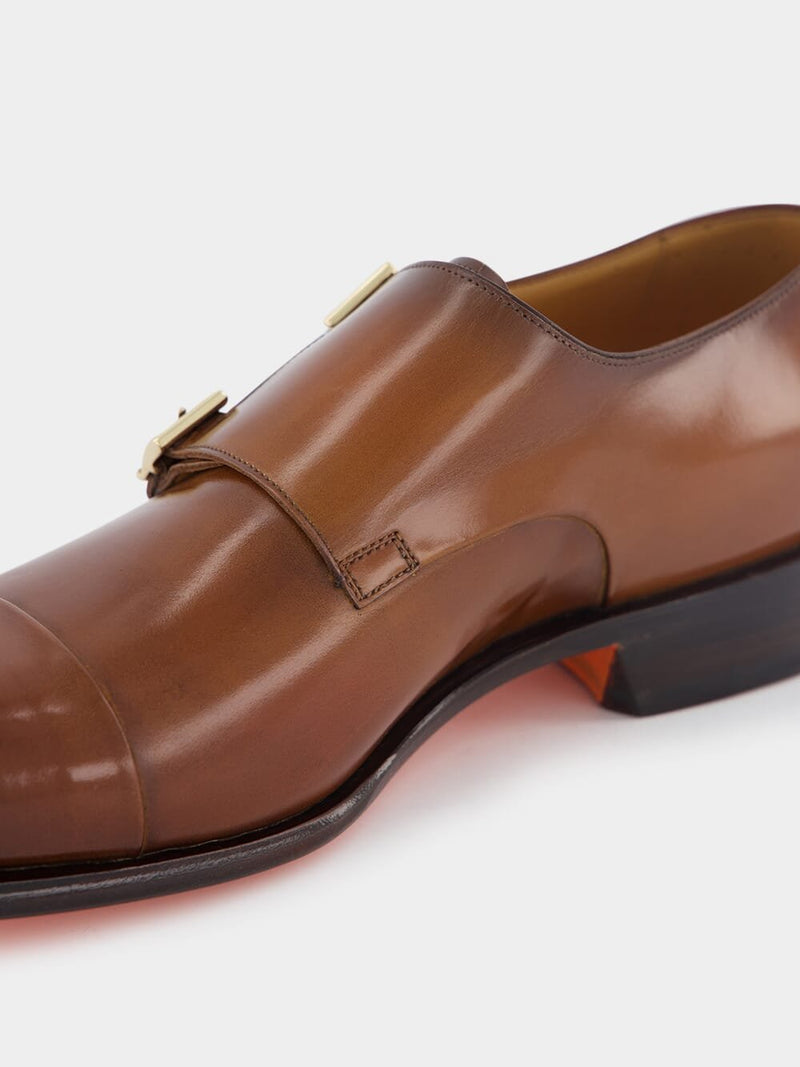 SantoniClassic Monk Shoes at Fashion Clinic