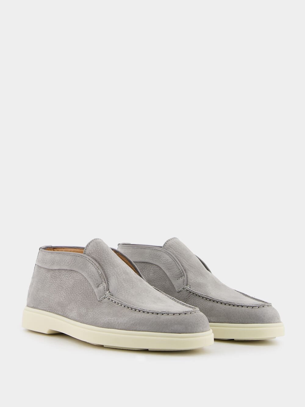 Grey desert boots on sale