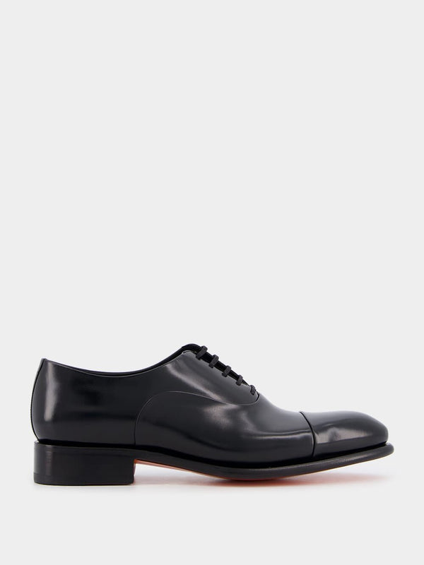 SantoniLeather oxford shoes at Fashion Clinic