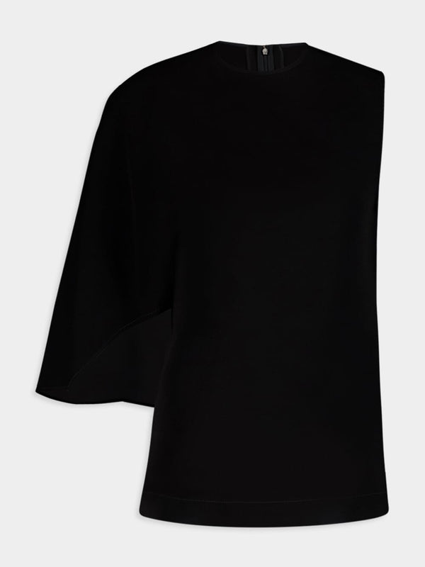 Stella McCartneyBlack One-Shoulder Top at Fashion Clinic