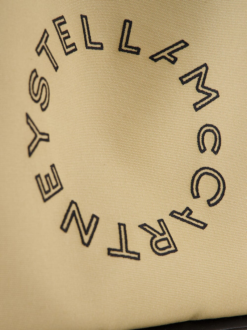 Stella McCartneyLogo Bananatex® Canvas Beige Tote Bag at Fashion Clinic