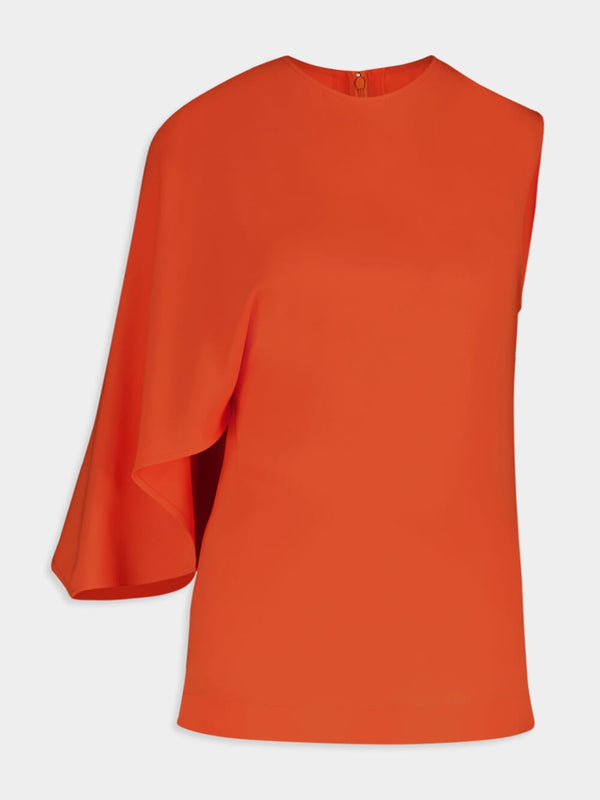 Stella McCartneyOrange One-Shoulder Top at Fashion Clinic