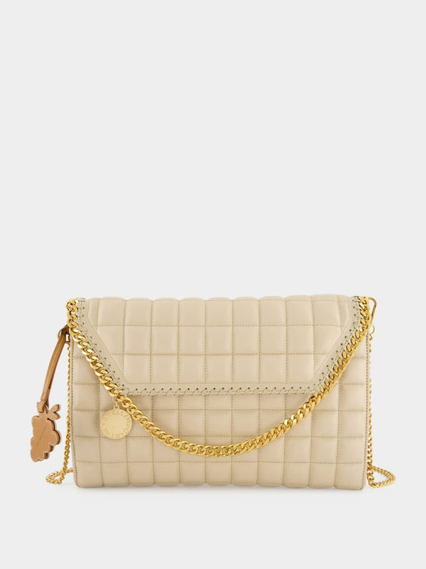 Stella McCartneyQuilted Beige Crossbody Bag at Fashion Clinic