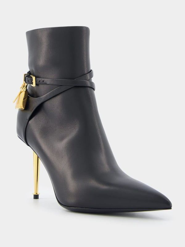 Tom Ford80mm Leather Pointed-Toe Boots at Fashion Clinic