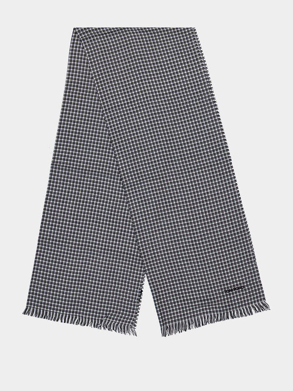 Tom FordChecked Wool Scarf at Fashion Clinic