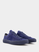 Tom FordClassic Blue Suede Sneakers at Fashion Clinic