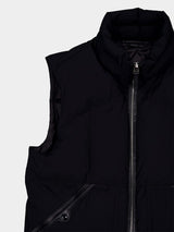 Tom FordFunnel-Neck Black Quilted Gilet at Fashion Clinic