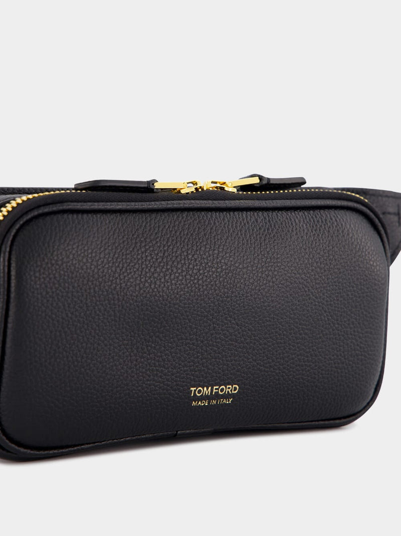 Tom FordGold-Tone Logo-Detail Leather Belt Bag at Fashion Clinic