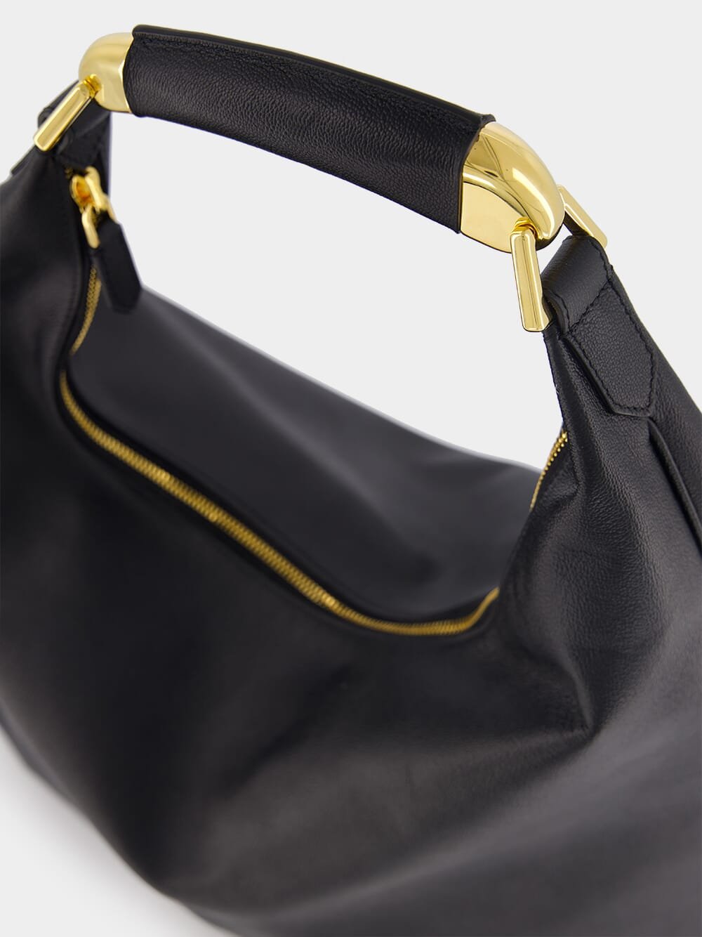 Tom FordGrain Leather Bianca Large Hobo at Fashion Clinic
