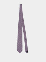 Tom FordHoundstooth-Pattern Silk Tie at Fashion Clinic