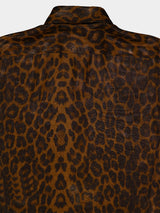Tom FordLeopard Georgette Shirt at Fashion Clinic