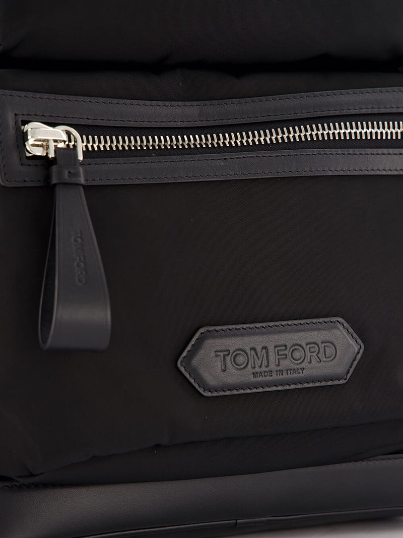 Tom FordLogo-Appliqué Backpack at Fashion Clinic