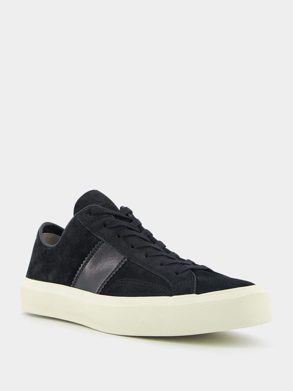 Tom FordLogo-Print Low-Top Sneakers at Fashion Clinic