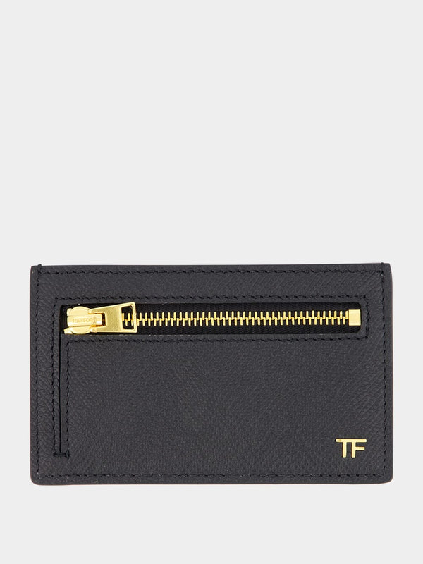 Tom FordLogo-Stamp Leather Card Holder at Fashion Clinic
