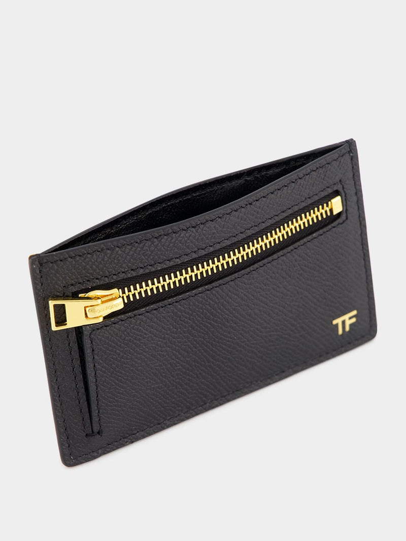 Tom FordLogo-Stamp Leather Card Holder at Fashion Clinic