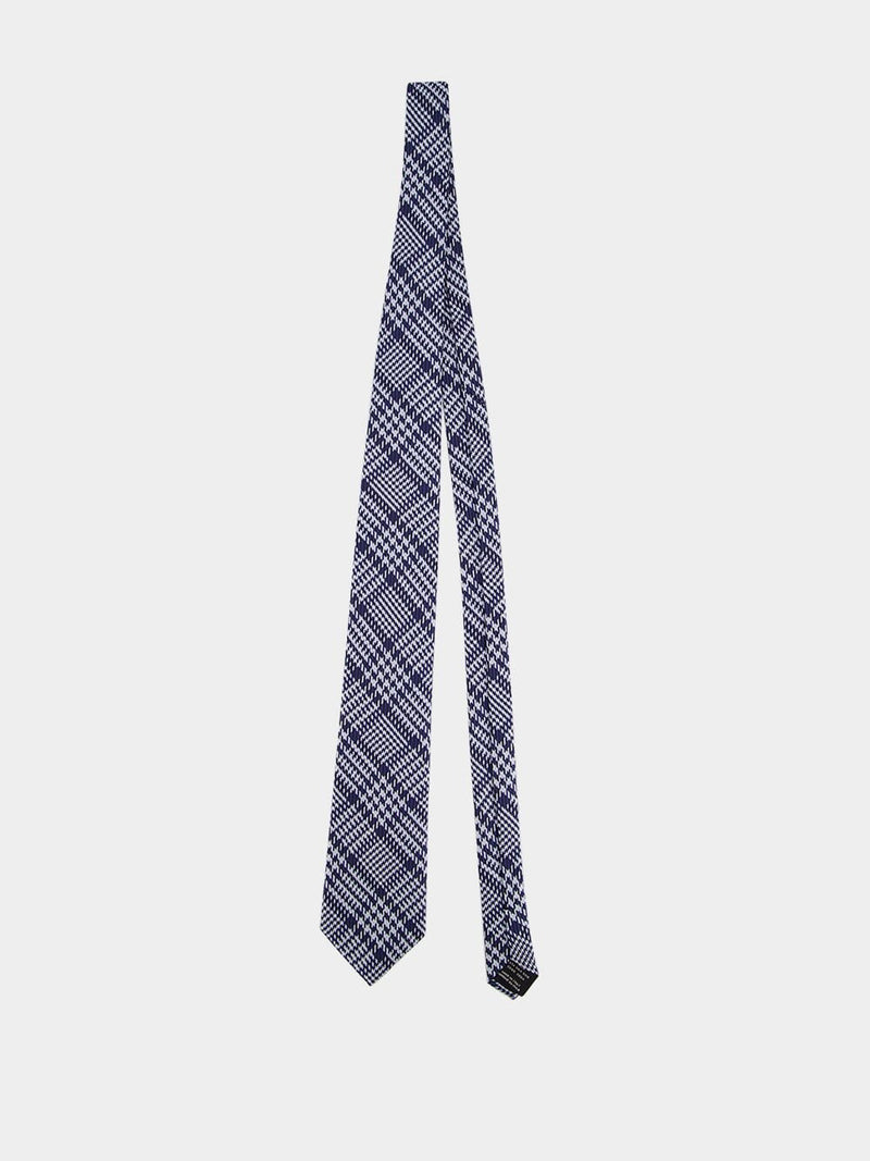 Tom FordPrince Of Wales Blue Tie at Fashion Clinic