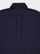 Tom FordSilk-Cotton Blend Blue Shirt at Fashion Clinic