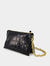 Tom FordStamped Crocodile Leather Carine Clutch at Fashion Clinic