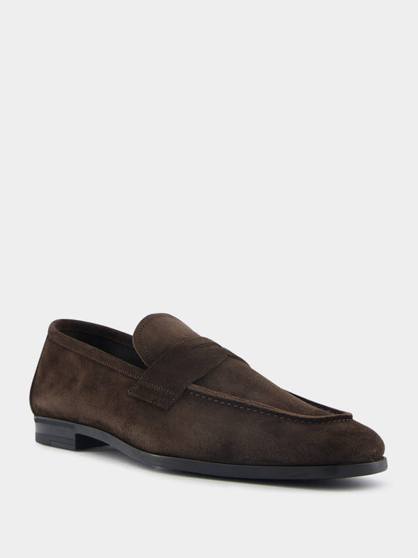 Tom FordSuede Sean Twisted Band Loafer at Fashion Clinic