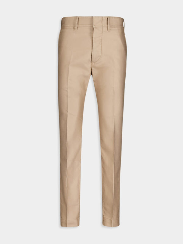 Tom FordTailored Cotton Beige Trousers at Fashion Clinic
