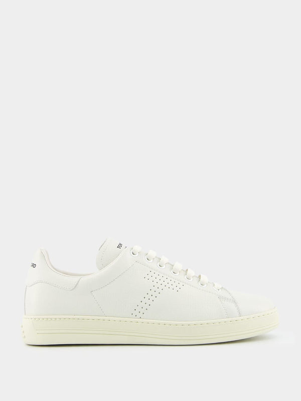Tom FordWarwick Grained Leather Sneakers at Fashion Clinic