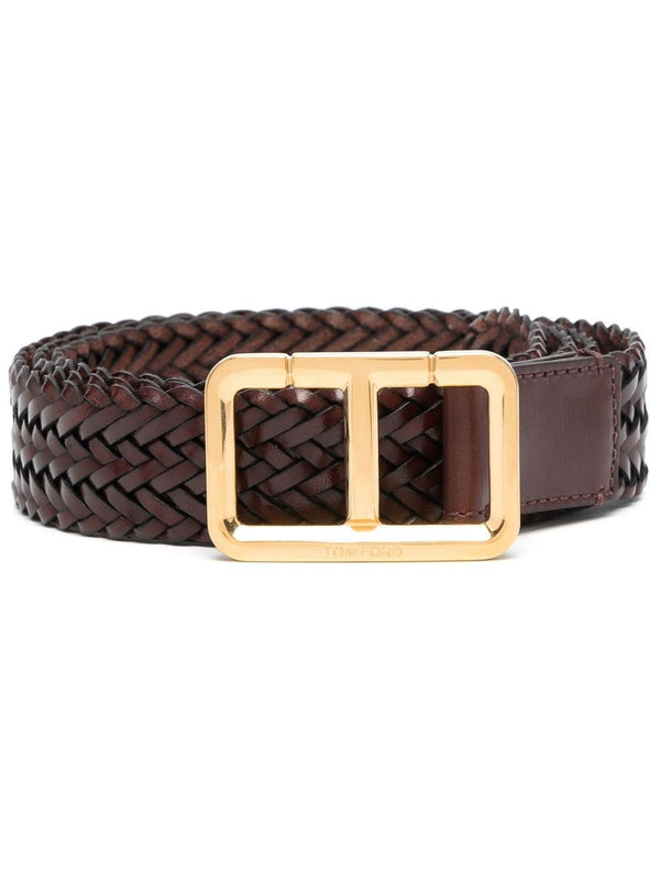 Tom FordWoven Leather Belt at Fashion Clinic
