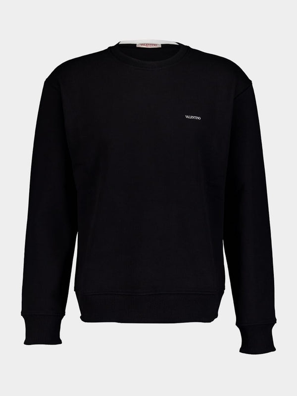 Valentino GaravaniClassic Cotton Black Sweatshirt at Fashion Clinic
