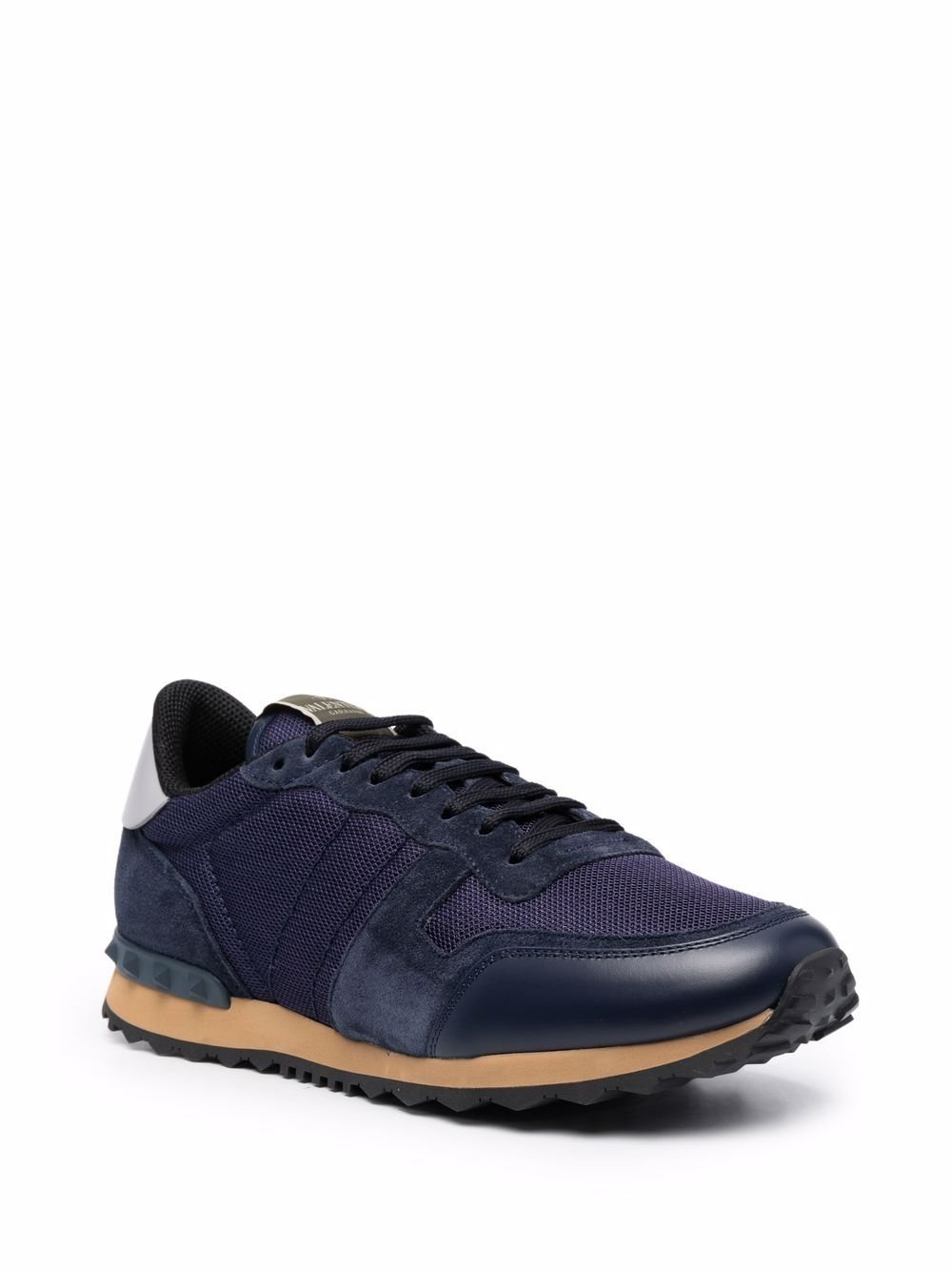Valentino Garavani Rockrunner Navy Sneakers Fashion Clinic