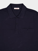 Valentino Vl Logo Poloshirt Black