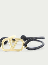 Valentino GaravaniVlogo signature leather bracelet at Fashion Clinic