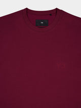 Y-3Burgundy Logo Cotton-Jersey T-Shirt at Fashion Clinic