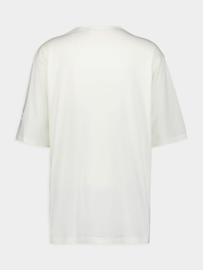 Y-3Logo-Patch Cotton T-Shirt at Fashion Clinic