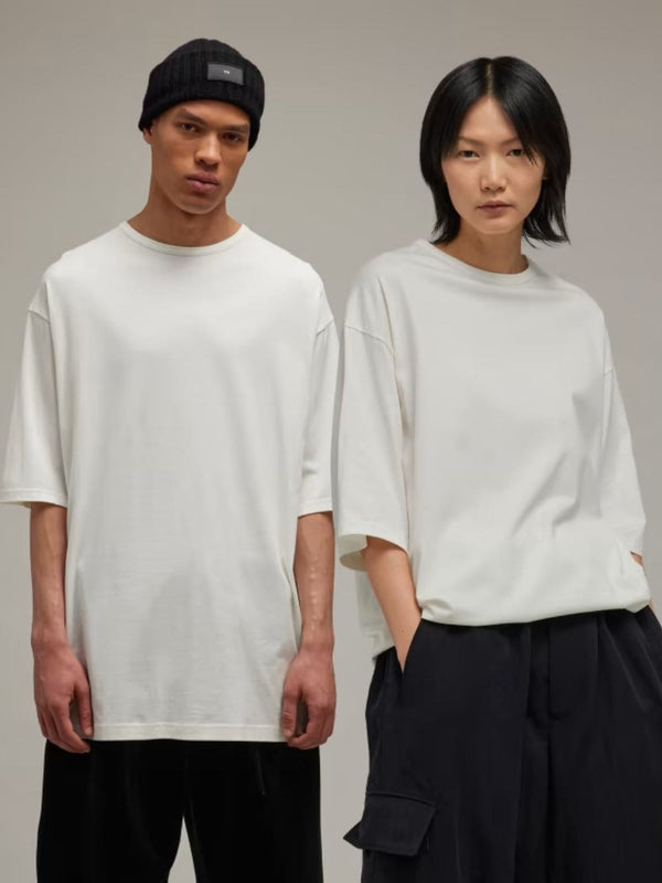 Y-3Logo-Patch Cotton T-Shirt at Fashion Clinic